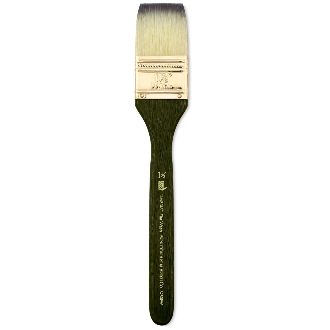 Princeton Umbria Brush - Flat Wash, Short Handle, Size 1-1/2"